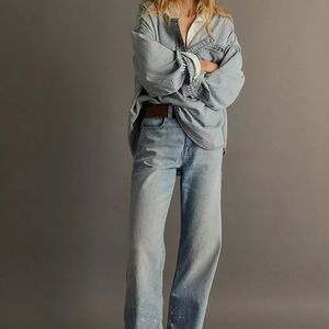 We The Free Tinsley Baggy High-Rise Jeans Size 27